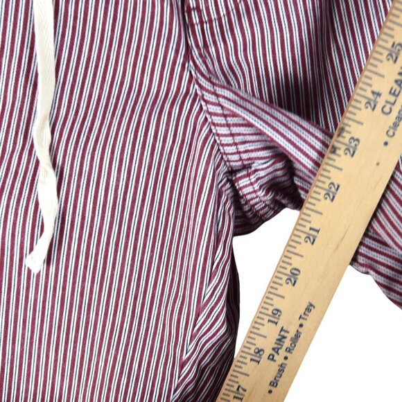 Riveted by Lee Striped Crop Pants 16M Red White Utility Skater Coastal Wide Leg - Picture 8 of 8